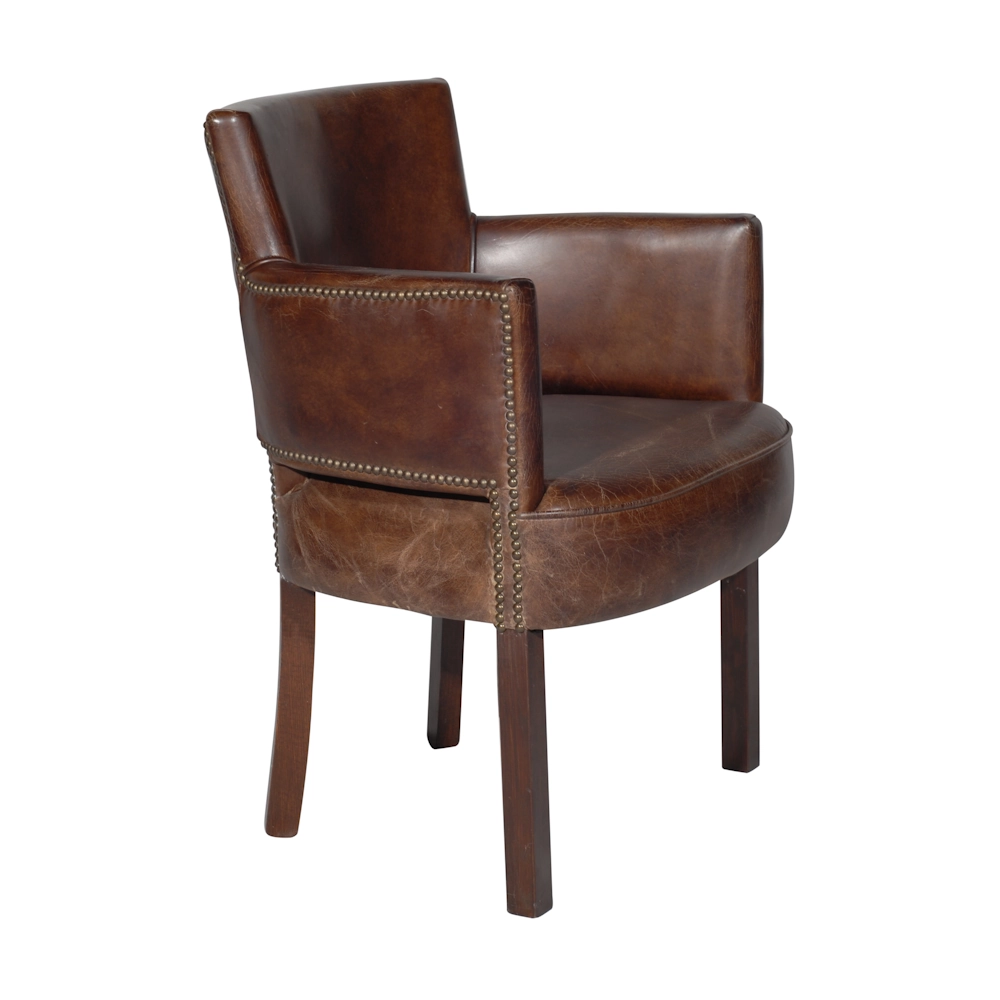 Halo Newark Dining Chair - Vintage Cigar - Image 2