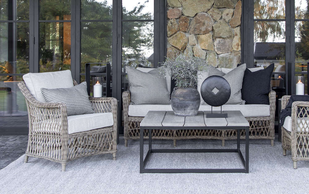 Artwood Anson Outdoor Square Coffee Table - Image 3