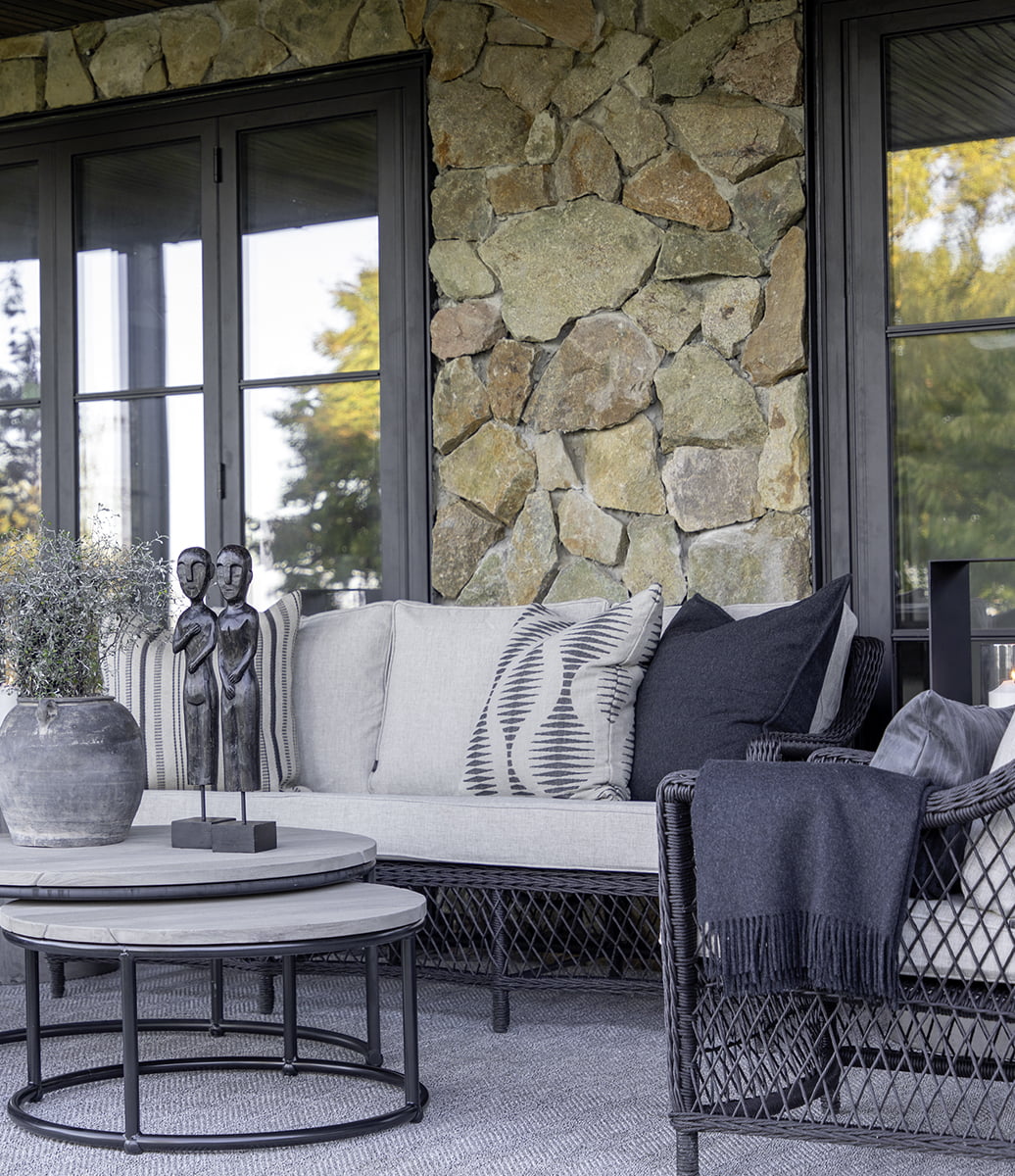 Artwood Marbella 3 Seater Sofa - Black Twist - Image 4