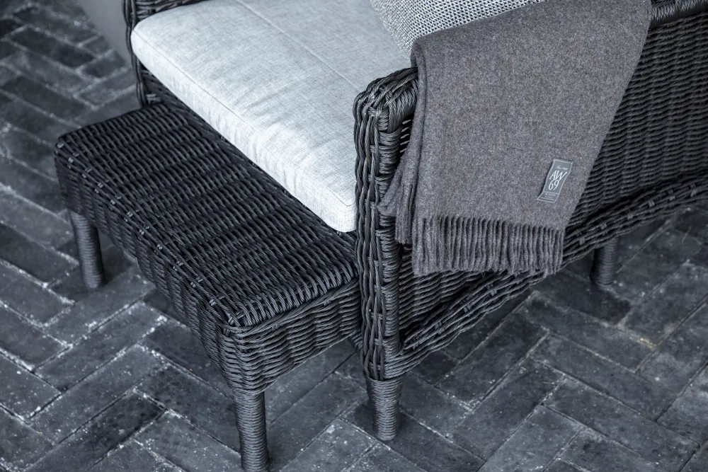 Artwood Tampa Sun Lounger - Black Twist - Image 2