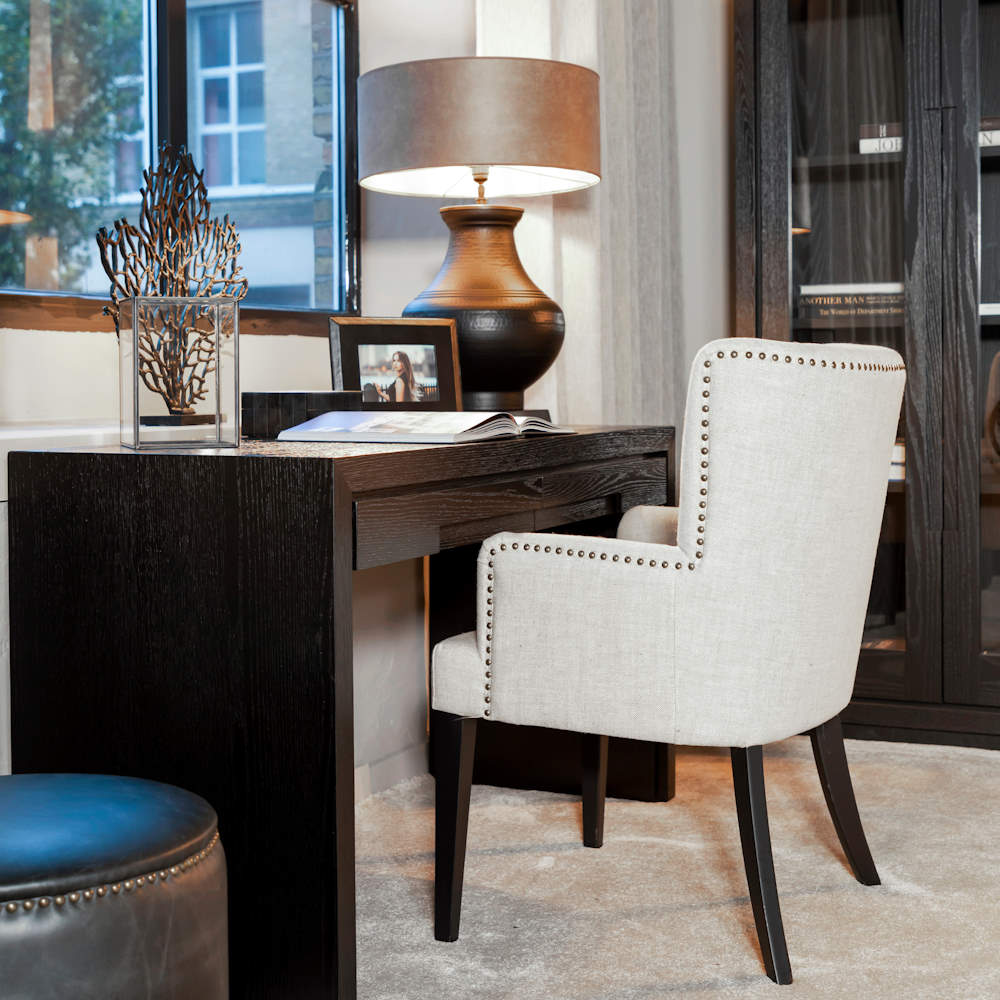 Artwood Hunter Writing Desk - Black - Image 3