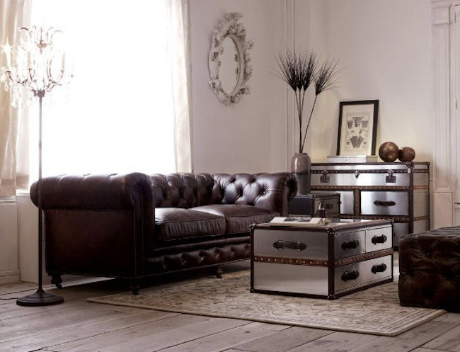 Stonyhurst Large Coffee Table - Brushed Steel - Image 3