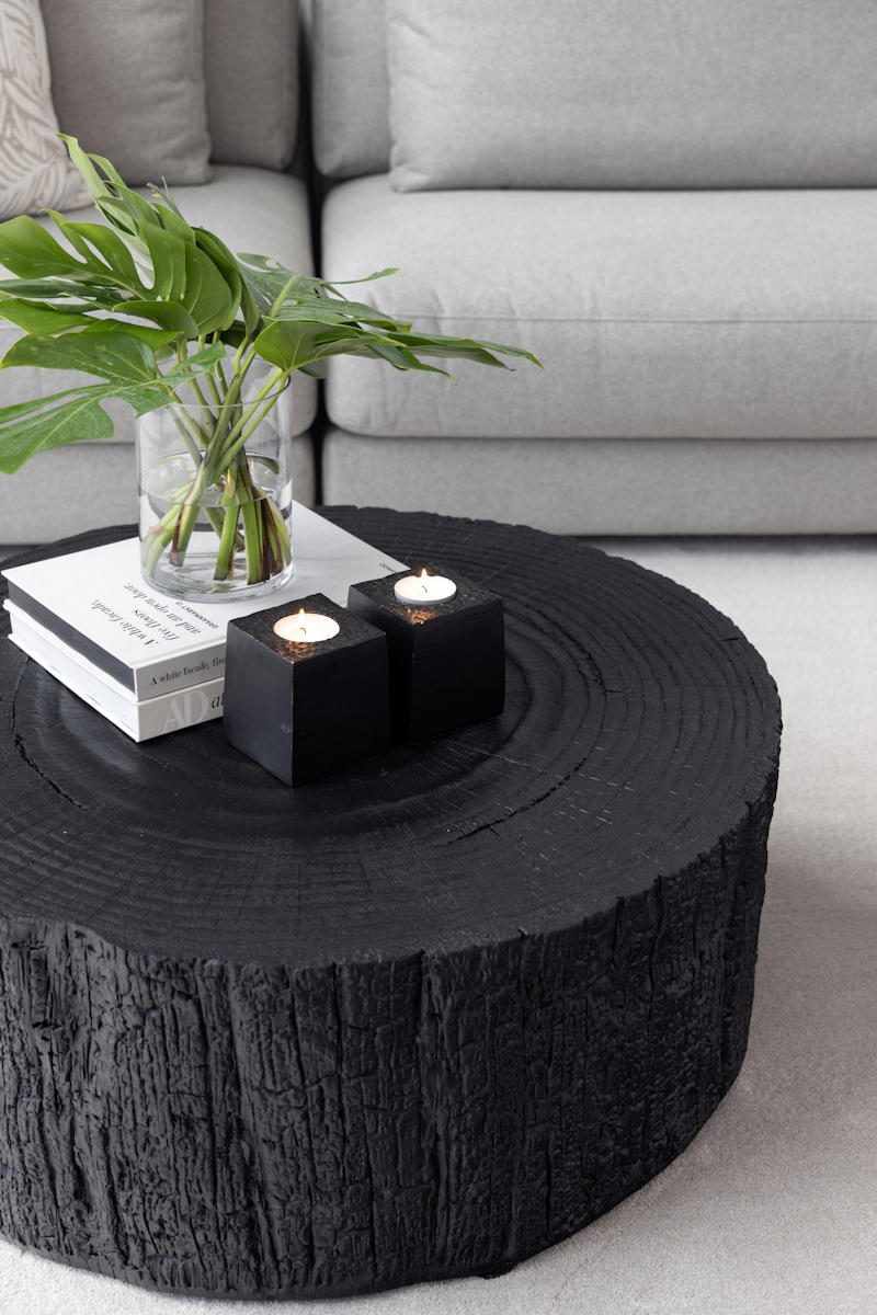 Artwood Black Log Coffee Table - Image 2