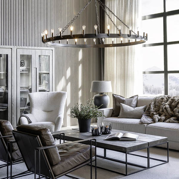 Artwood Crown Pendant - Antique Iron - Image 3