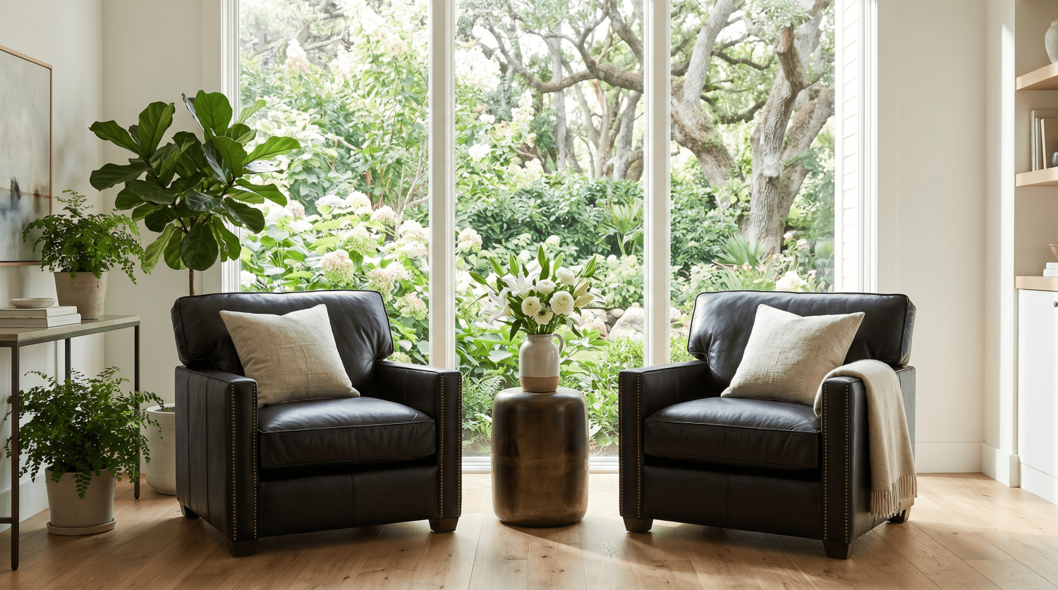 Halo Viscount William Leather Armchair - Old Glove Espresso - Image 2