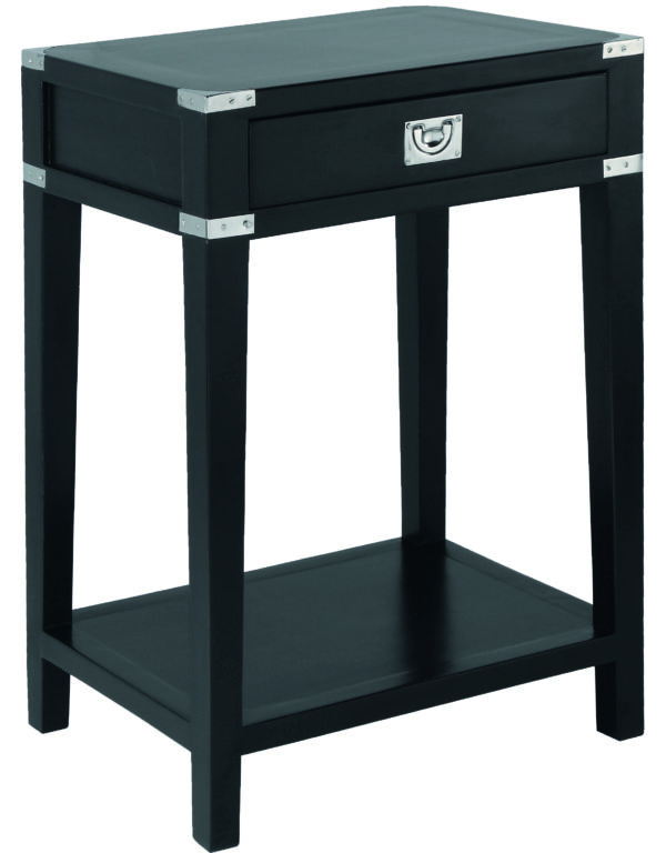 Artwood Vermont Bedside Table | Black