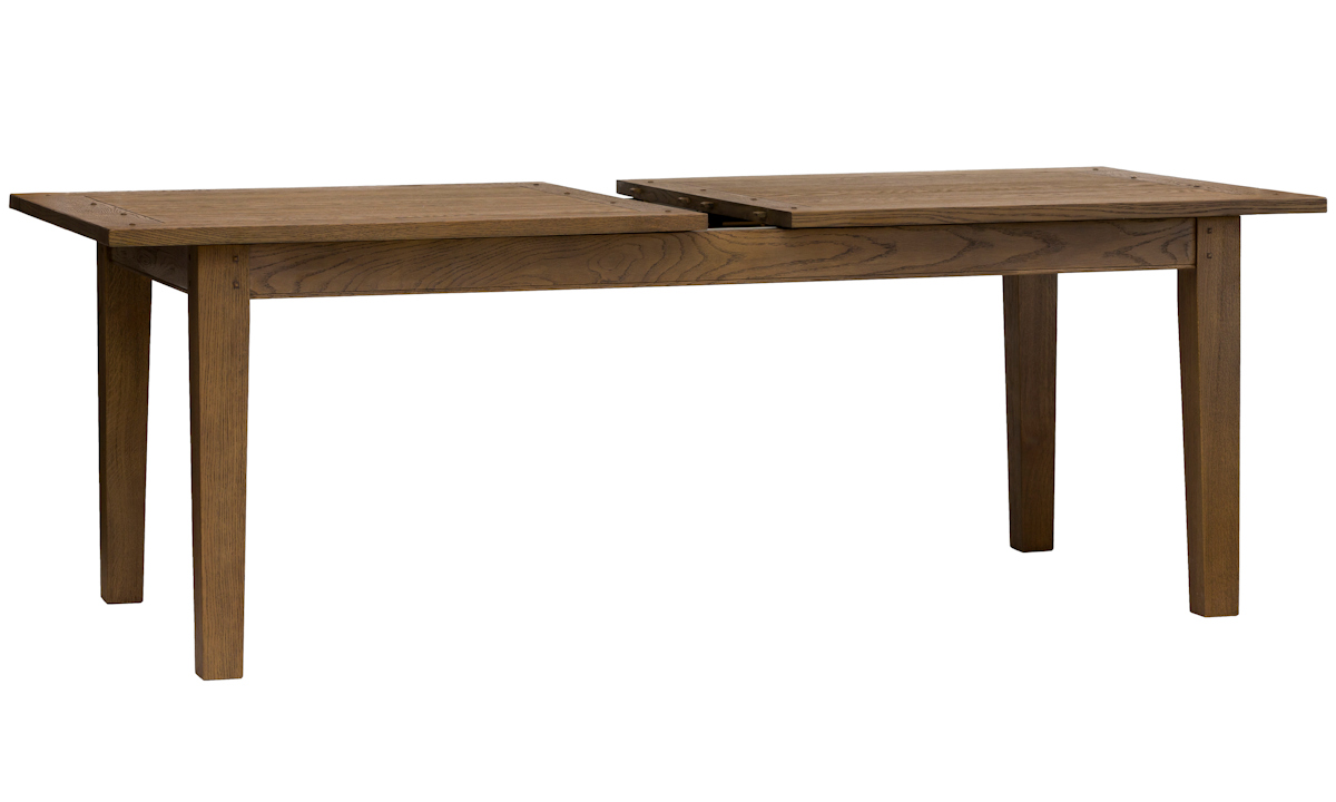 Beautiful extendable dining table with butterfly extensions. Table can go from 210cm to 310cm when using extensions.